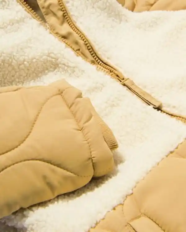 Bild 2 von Kinder-Steppjacke Teddy braun