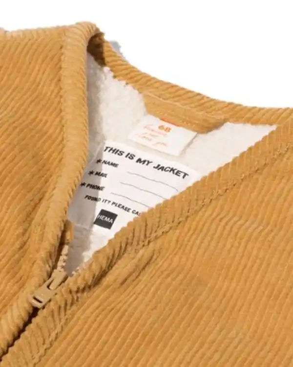 Bild 2 von Babyweste Cord/Teddy braun