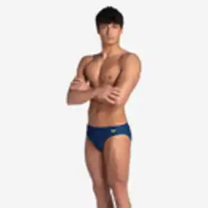 Badehose Slip Herren Arena - Santa blau