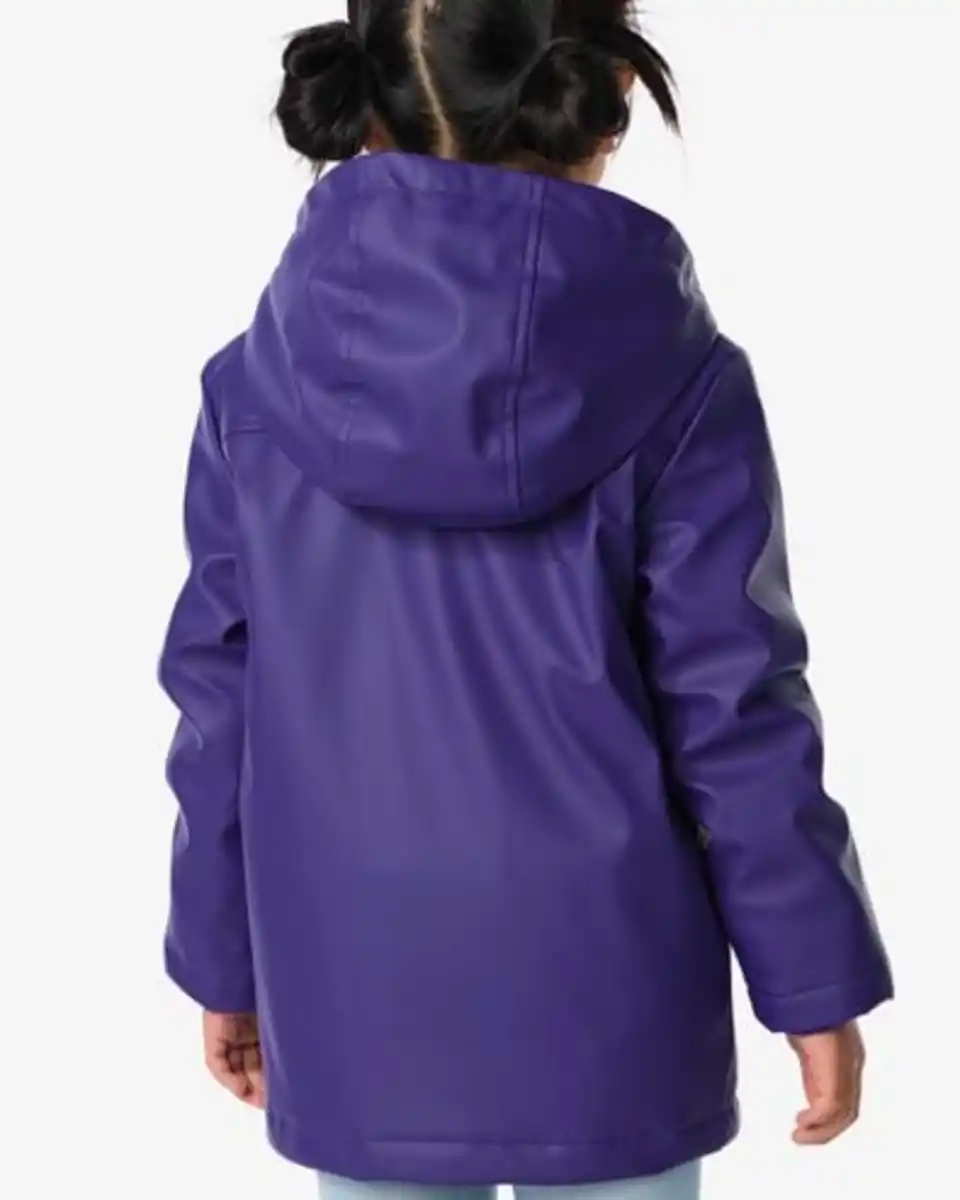 Bild 3 von Kinder-Jacke mit Kapuze violett