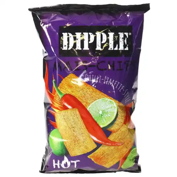 Bild 1 von Dipple 3 x Mais-Chips Chilli Limette