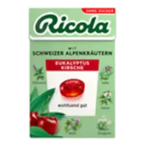 Ricola Eukalyptus Kirsche ohne Zucker