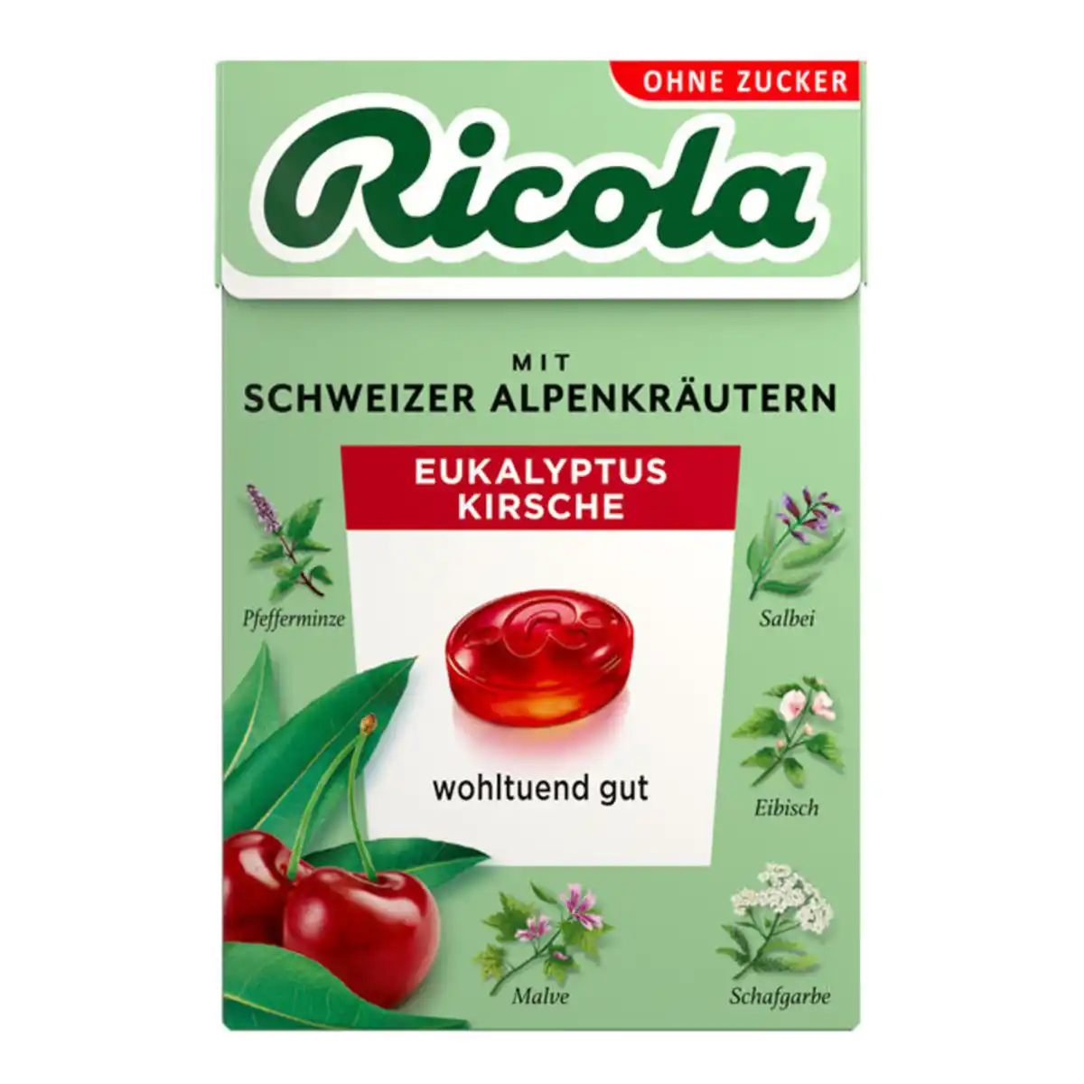 Bild 1 von Ricola Eukalyptus Kirsche ohne Zucker