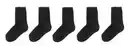 Bild 2 von 5er-Pack Kinder-Socken schwarz