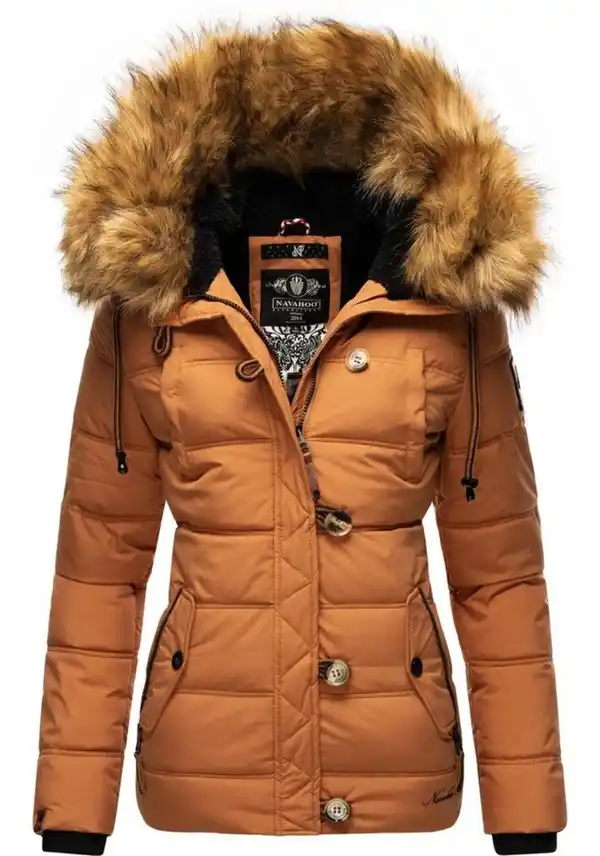 Bild 1 von Navahoo Winterjacke Zoja stylische Steppjacke mit Kunstpelz Kapuze