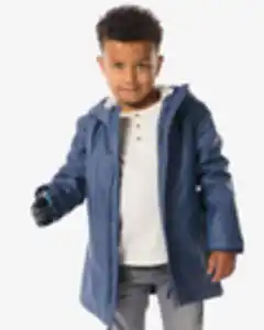 Kinder-Jacke mit Kapuze blau