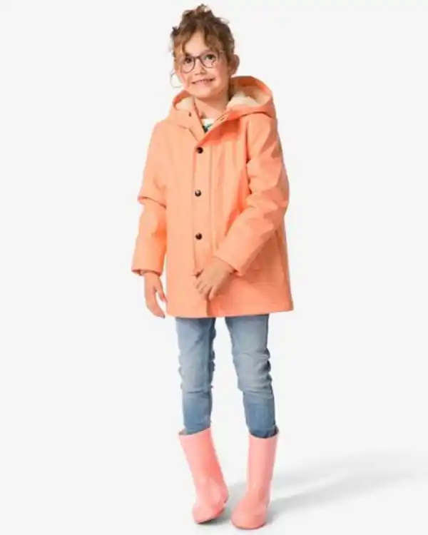 Bild 1 von Kinder-Jacke mit Kapuze pfirsich