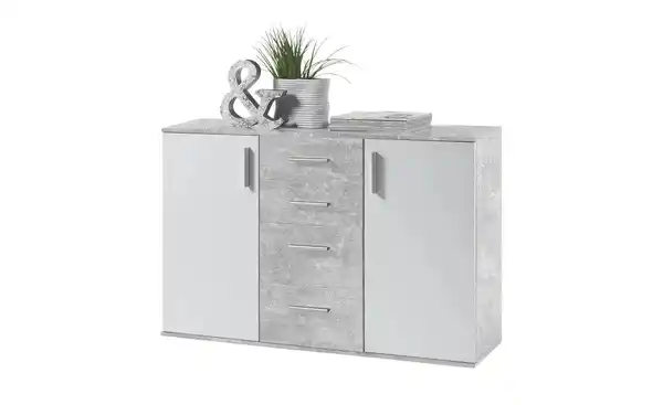 Bild 1 von Kommode  Pisa ¦ grau ¦ Maße (cm): B: 120 H: 82 T: 35 Kommoden & Sideboards > Kommoden - Sconto