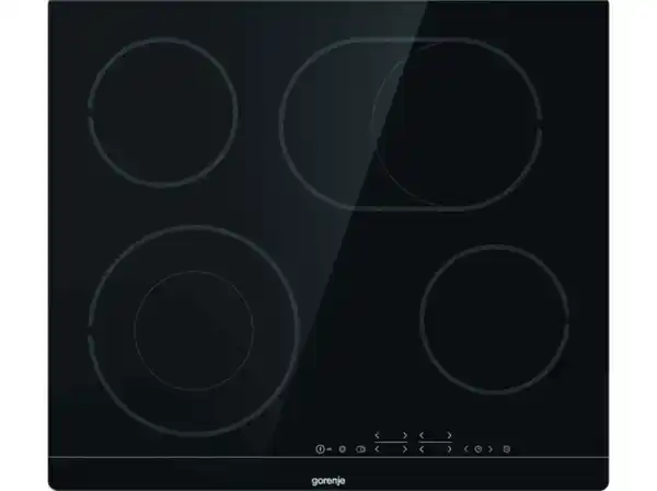 Bild 1 von GORENJE ECT 643 BSC Elektrokochfeld (595 mm breit, 4 Kochfelder), Schwarz