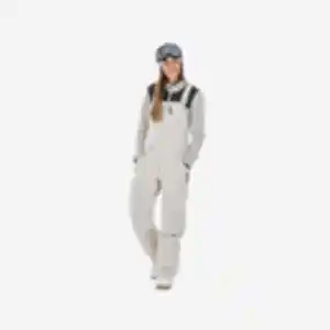 Snowboardhose Latzhose Damen wasserdicht - 900 beige