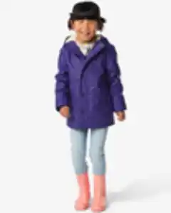 Kinder-Jacke mit Kapuze violett