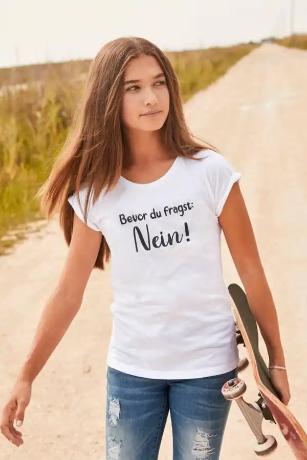 Bild 1 von KIDSWORLD T-Shirt Bevor Du fragst: NEIN! in weiter legerer Form