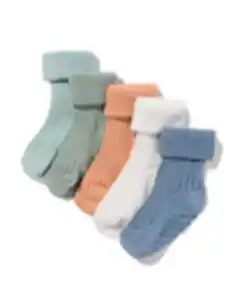 5er-Pack Baby-Socken, mit Bambus hellgrün