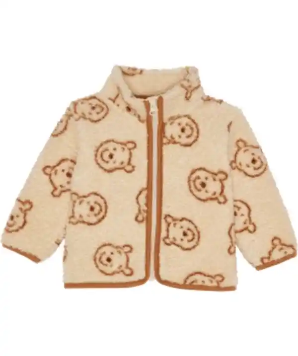 Bild 1 von Winnie Pooh Fleecejacke, Ergee, Stehkragen, offwhite