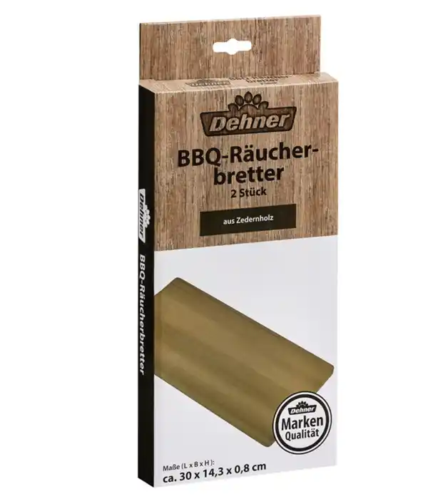 Bild 2 von Dehner Räucherbretter, ca. B30,5/H1/T14,5 cm, 2er-Set