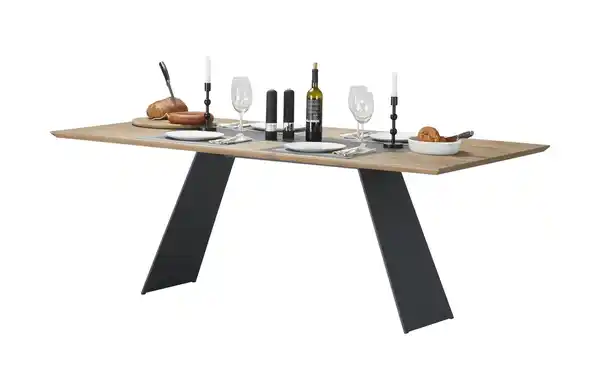 Bild 2 von Wohnwert Massivholz-Esstisch mit Keramik Ardesia