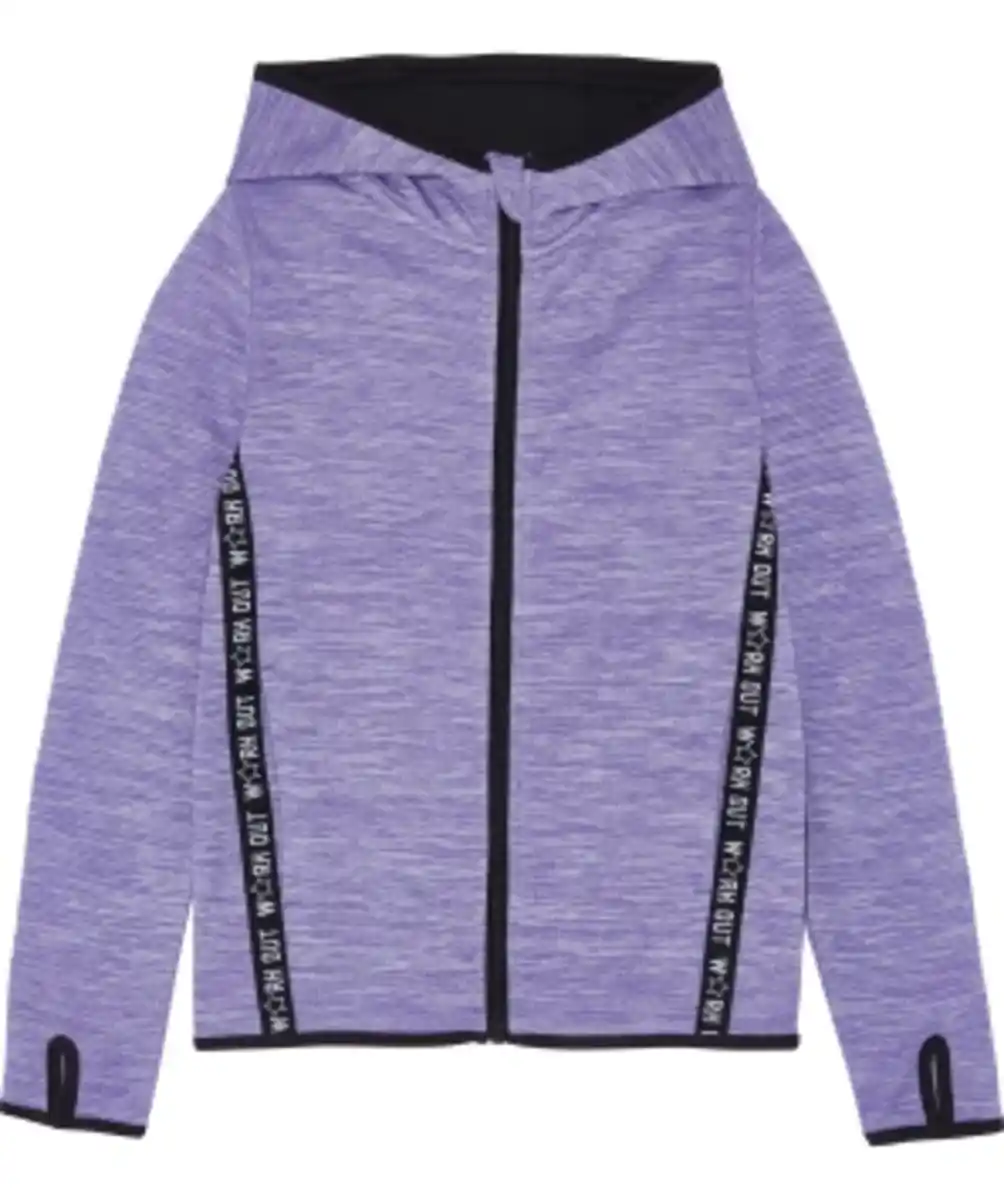 Bild 1 von Sportjacke mit Kapuze, Ergeenomixx, violett
