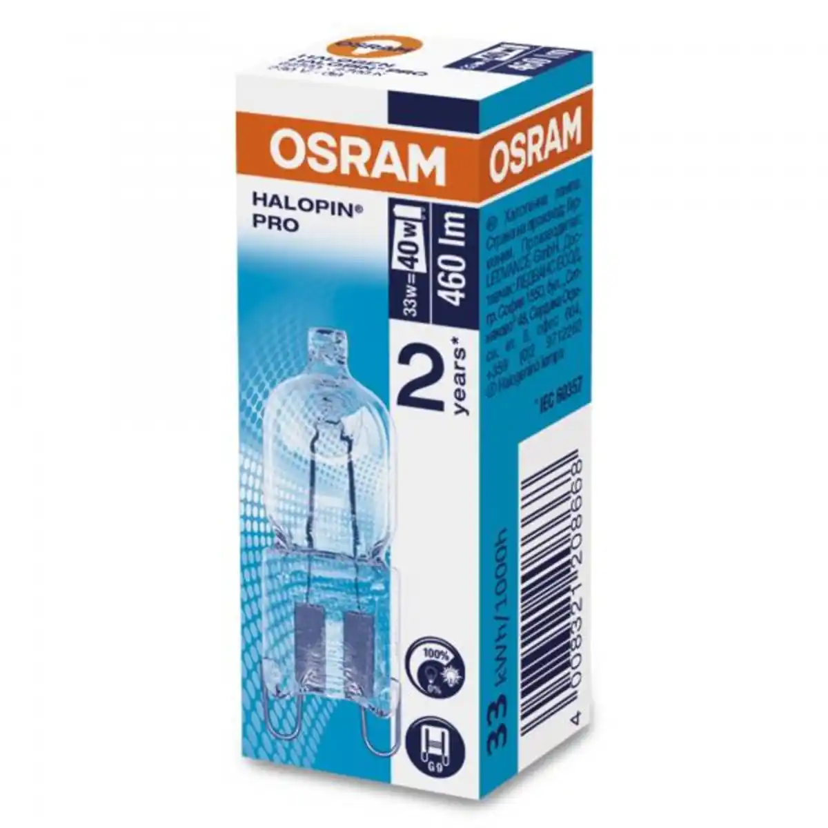 Bild 1 von Osram Halopin Pro 33W G9 warmweiß