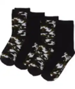 Socken, 4er-Pack, Ergee, schwarz