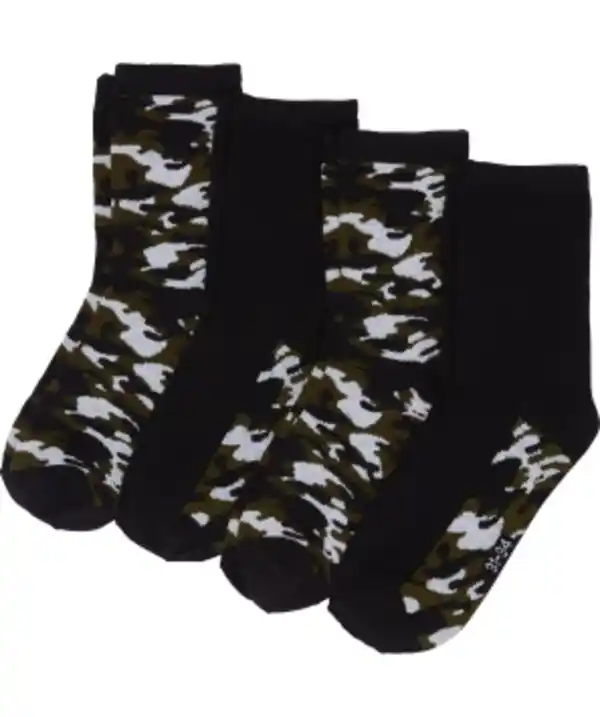 Bild 1 von Socken, 4er-Pack, Ergee, schwarz