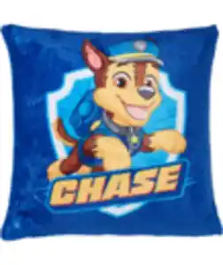 Paw Patrol Kissenhülle, ca. 40 x 40 cm, blau bedruckt