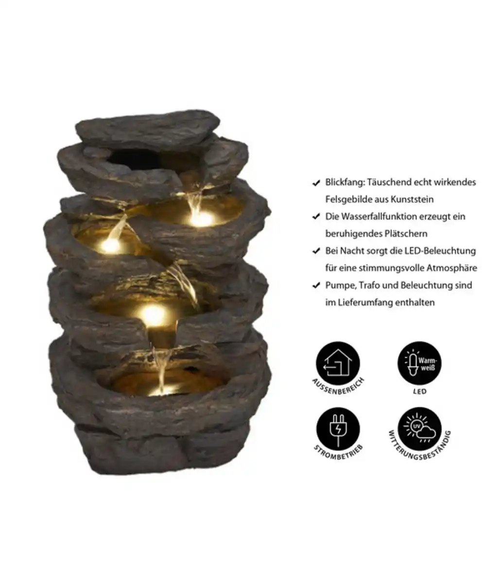 Bild 3 von Ubbink Polyresin-Gartenbrunnen Acqua Arte Miras, ca. H42 cm