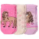 Bild 1 von 3 Paar Mädchen Sneaker-Socken im Set FLIEDER / PINK / BEIGE