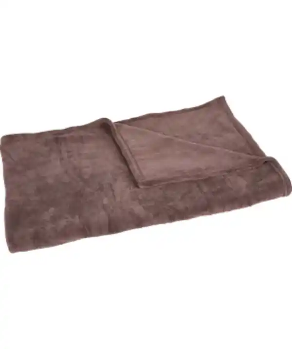 Bild 1 von Wohndecke Coral-Fleece, Home & Deco, ca. 140 x 200 cm, braun