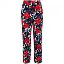 Bild 1 von Damen Straight-Hose mit Blumen-Allover ROT / BLAU / WEISS