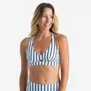 Bild 1 von Bikini-Oberteil Damen Bustier Agatha verstellbar weiss/grau Weiß