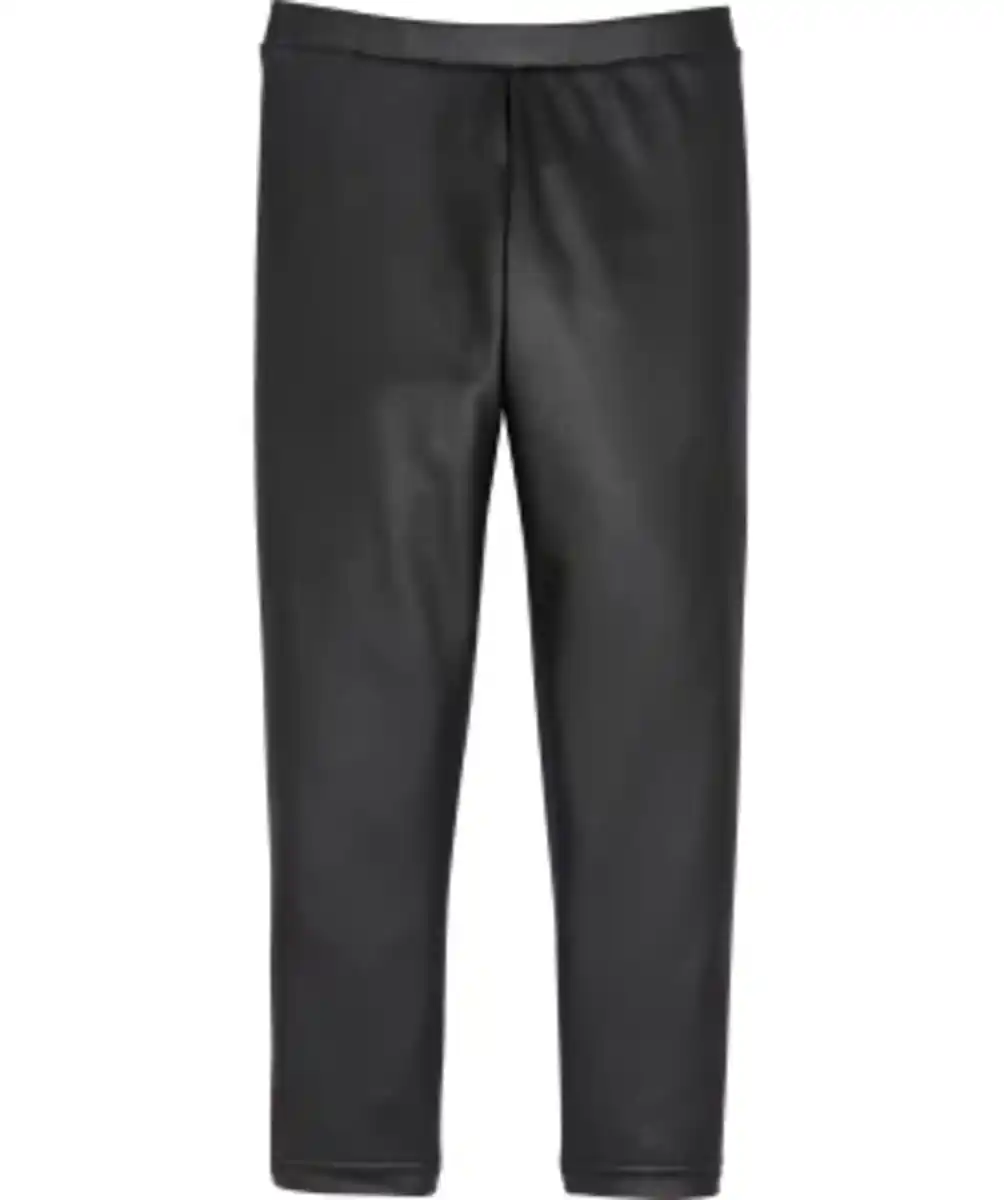 Bild 1 von Thermo-Leggings Kunstleder, Kiki & Koko, elastischer Bund, schwarz