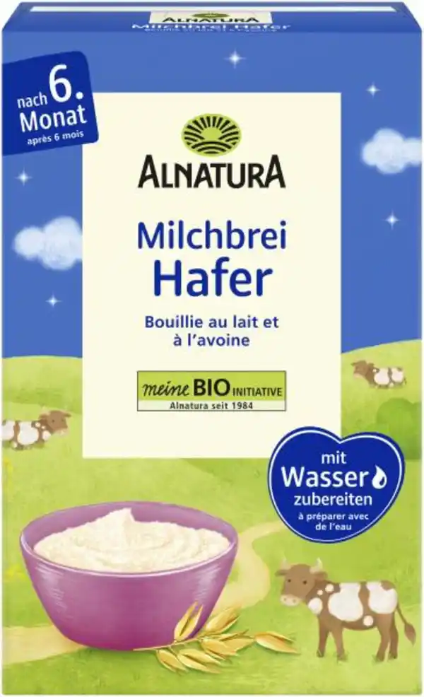 Bild 1 von Alnatura Milchbrei Hafer