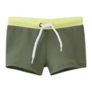 Jungen Badehose mit Wabenstruktur OLIV