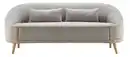 Bild 1 von Sofa Jannike Grau Velours, Grau