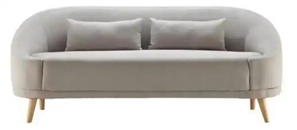 Bild 1 von Sofa Jannike Grau Velours, Grau