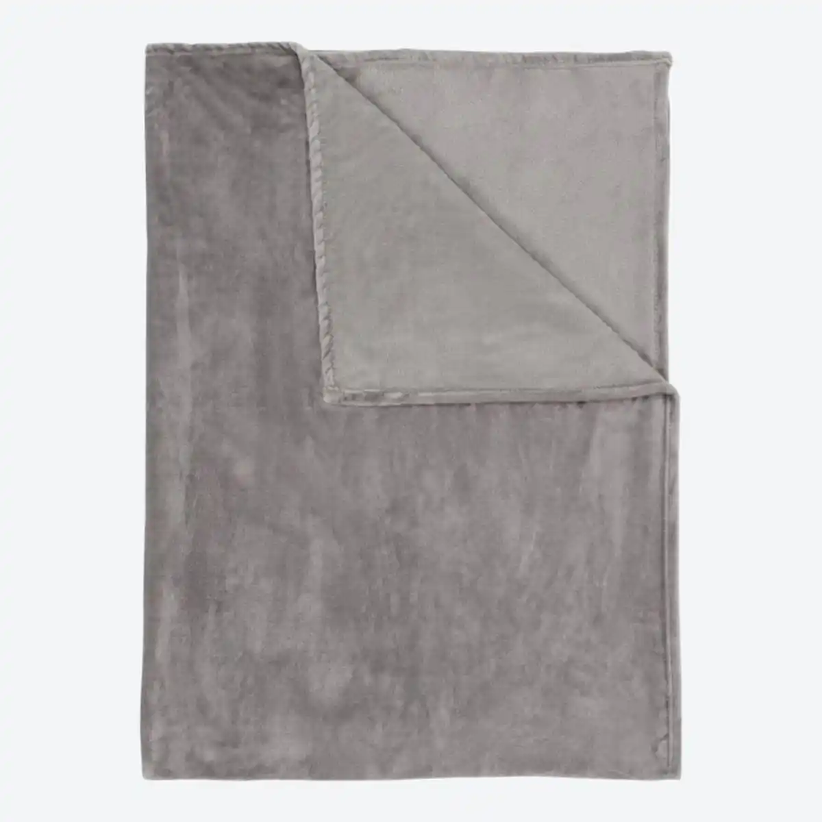 Bild 1 von Fleece-Decke in verschiedenen Farben, ca. 150x200cm, Gray