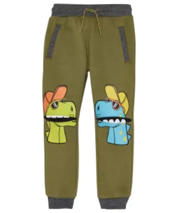 Bild 1 von Jogginghose Dinos, elastischer Bund, Khaki