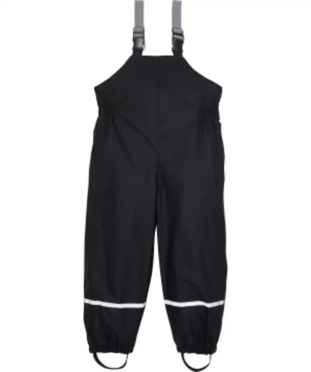 Bild 1 von Regenhose mit Hosenträgern, Kiki & Koko, wasserdicht, schwarz