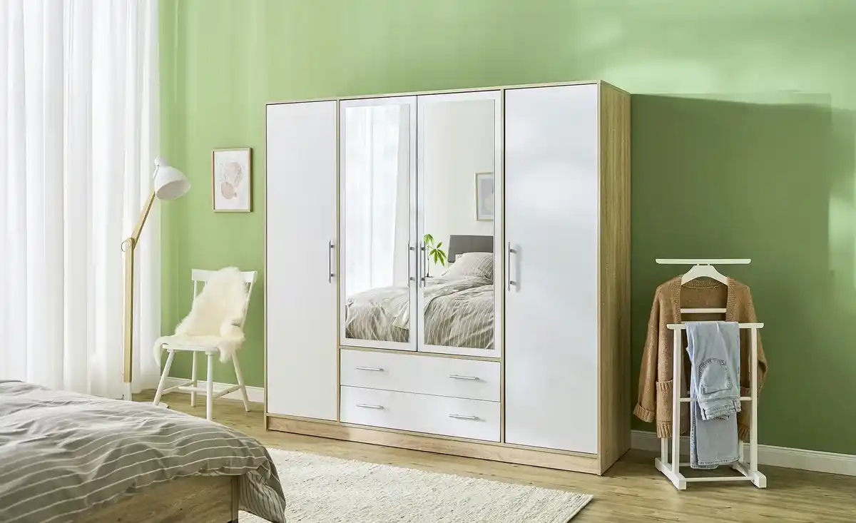 Bild 1 von Kleiderschrank mit Spiegeltüren Smallridge