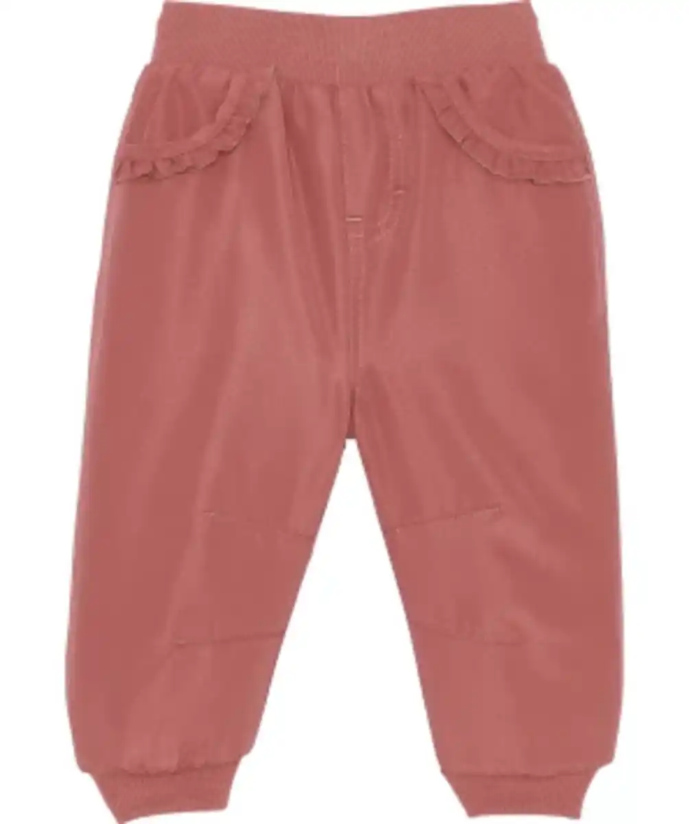 Bild 1 von Hose mit Rüschen, Ergee, elastischer Bund, dunkelrosa