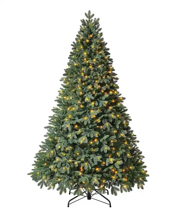 Bild 1 von Dehner künstlicher Weihnachtsbaum 'Alva' mit LED-Beleuchtung, 210 cm