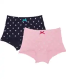 Pantys mit Glitzer, 2er-Pack, verschiedene Designs, dunkelblau