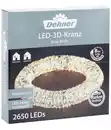 Bild 3 von Dehner LED-3D-Kranz, warmweiß