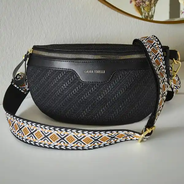 Bild 1 von Halbrunde Cross-Body-Bag, Black