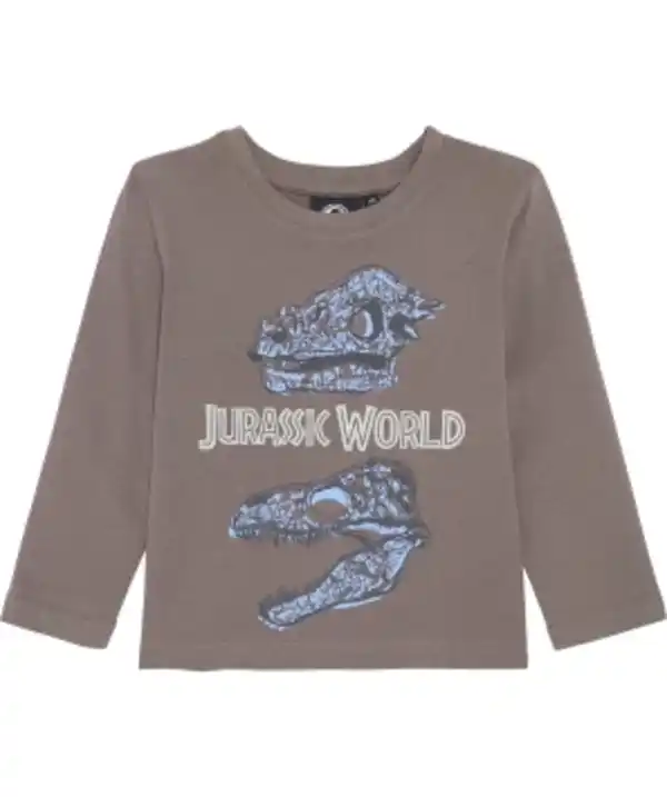 Bild 1 von Jurassic World Langarmshirt, Jurassic World, Rundhalsausschnitt, dunkelgrau