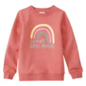 Mädchen Sweatshirt mit Regenbogen-Print TERRACOTTA