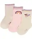 Bild 1 von Socken mit ABS-Druck, 3er-Pack, Ergee, verschiedene Designs, rosa