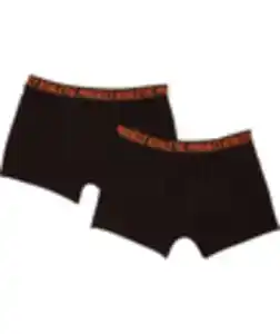 Retro Boxershorts, 2er-Pack, X-Mail, schwarz