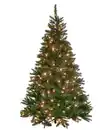 Bild 1 von Künstlicher Weihnachtsbaum Tanne 'Bristlecone' mit LED-Beleuchtung, 185 cm