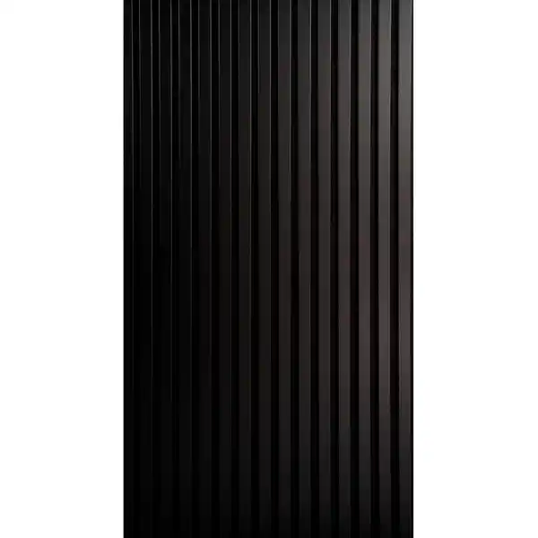 Bild 2 von Akustikpaneel Wandverkleidung Foliert Schwarz Akustikfilz Schwarz 240 cm